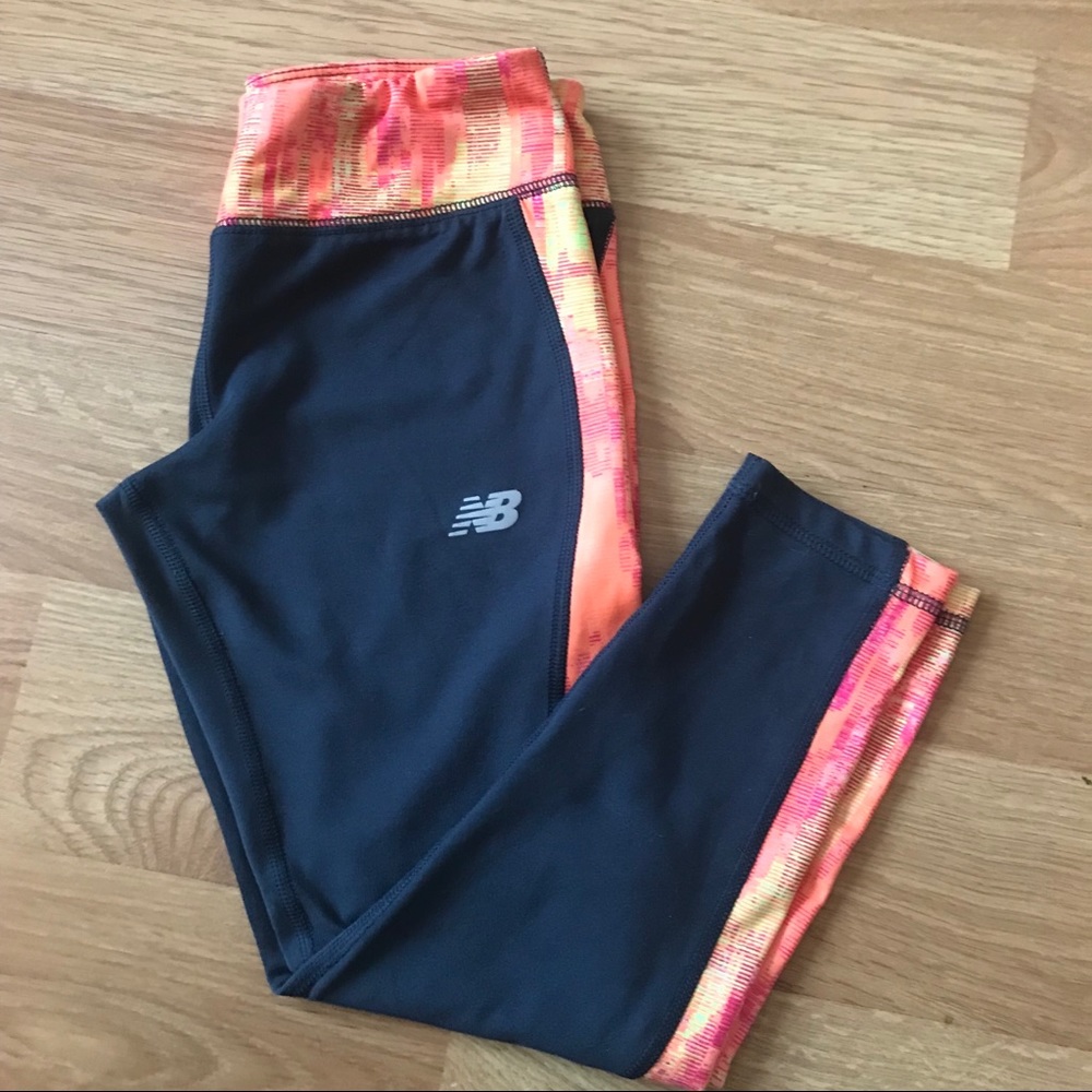 Dark Gray New Balance Capri Pants, Size 7/8